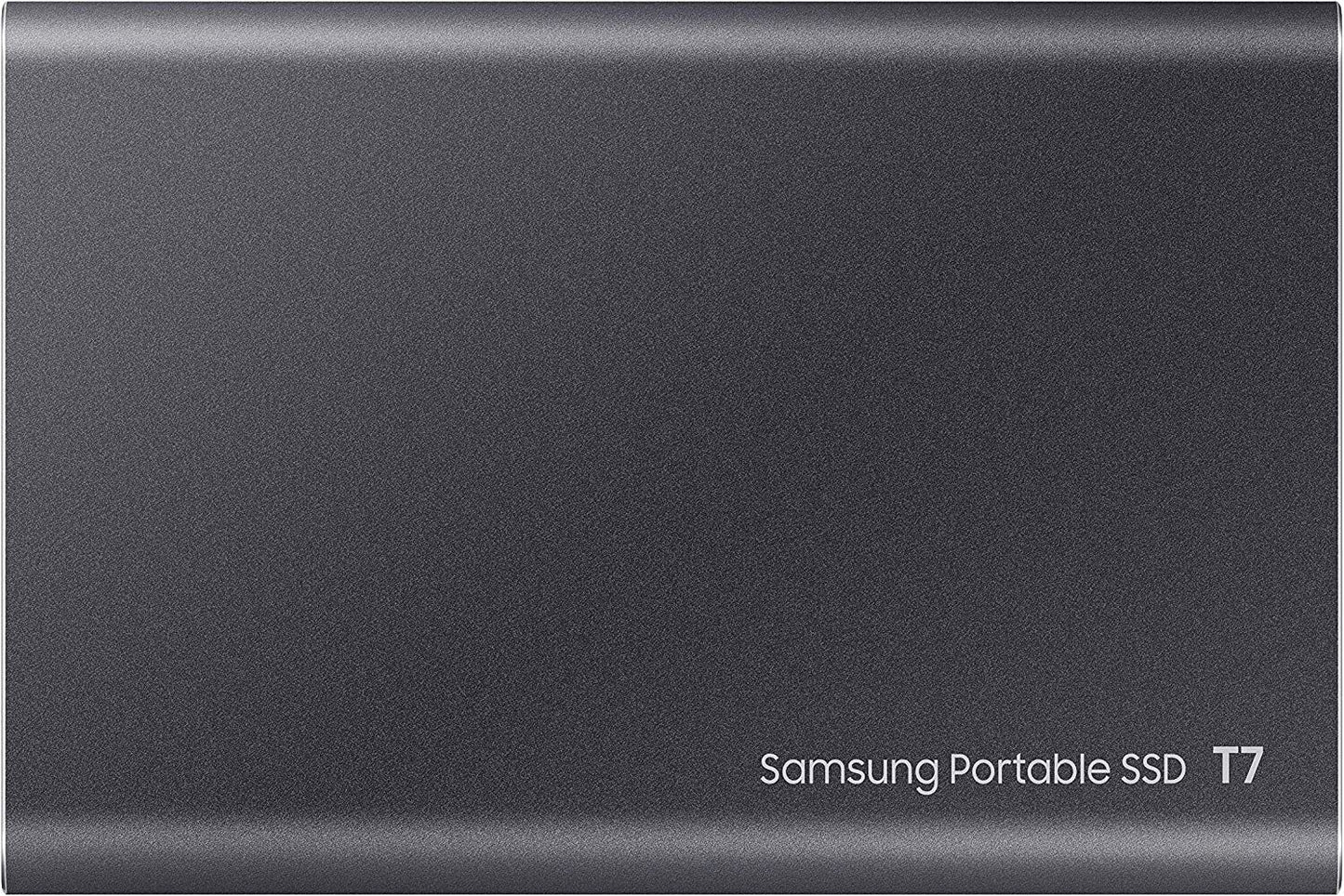 Samsung T7 Portable SSD - 1 TB - USB 3.2 Gen.2 External SSD Titanium Grey