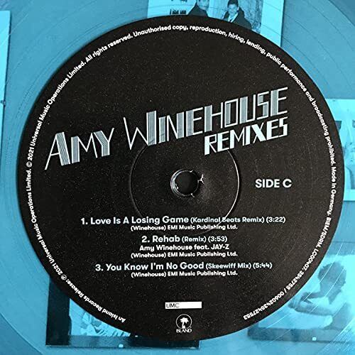 Remixes [Transluent Yellow/Blue Vinyl/RSD 2021] by Amy Winehouse (Record, 2021)