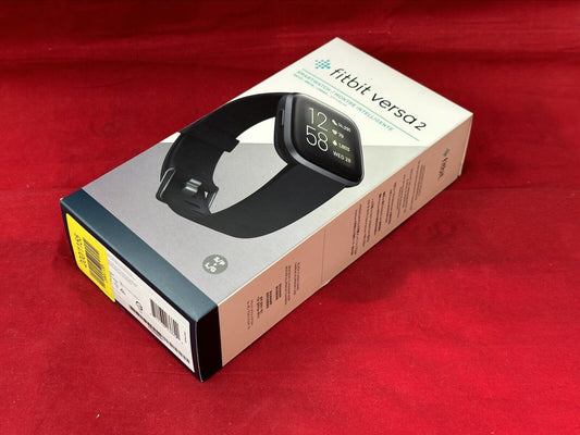 Fitbit Versa 2 Black Fitness Smartwatch (‎FB507BKBK)