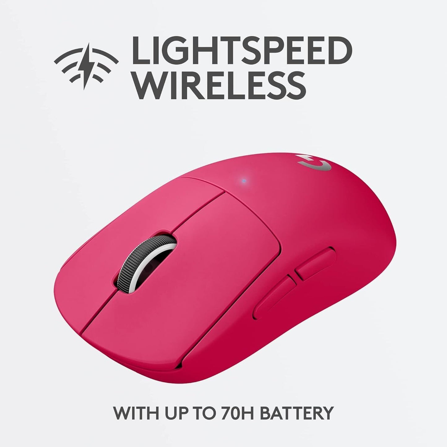 Logitech G PRO SUPERLIGHT Wireless Gaming Mouse, Ultra Lightweight 63 Magenta
