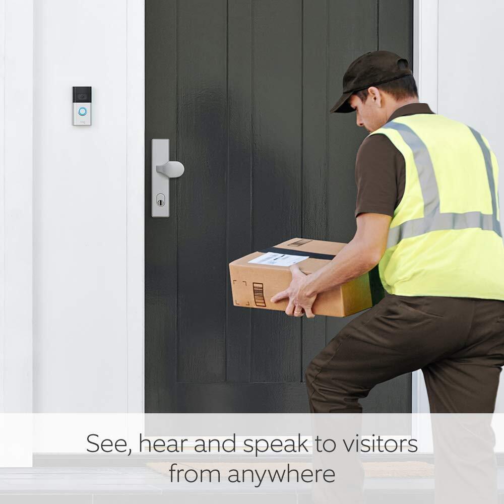 Ring Video Doorbell 4 - Satin Nickel