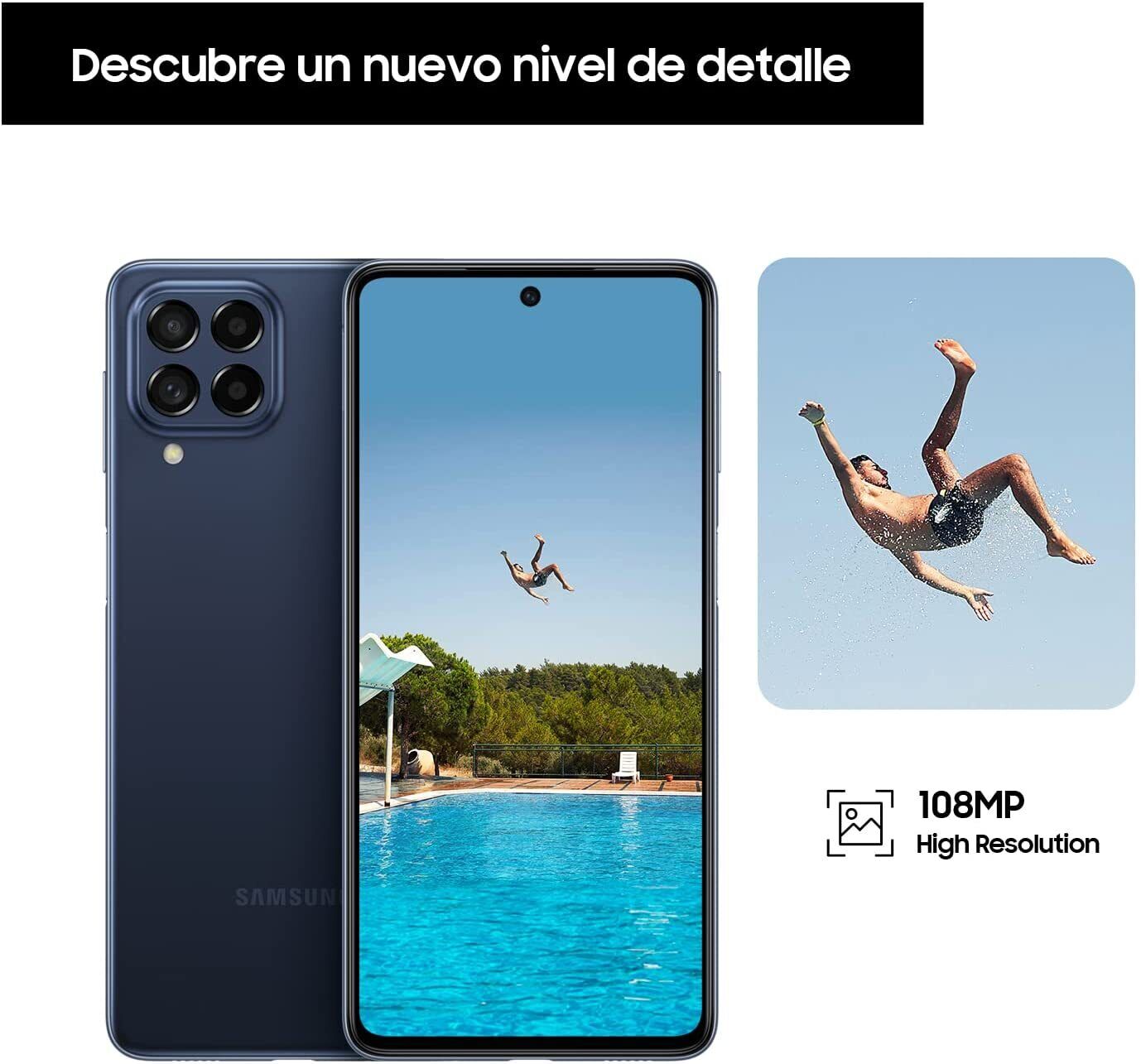 Samsung Galaxy M53 5G Mobile Phone SIM Free  8GB RAM 128GB Storage Brown