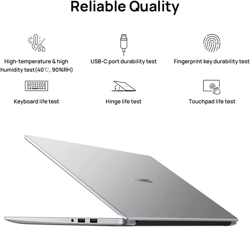 Huawei MateBook D 15 15.6" (AMD Ryzen 5 5500U, 512GB SSD, 8GB RAM) Laptop - Silv