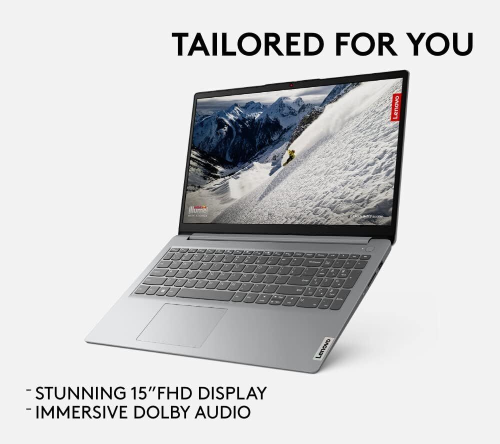 Lenovo IdeaPad 1 Laptop | 15 inch Full-HD (1080p) Display | Intel Celeron N40...