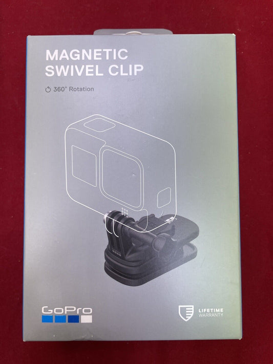 Magnetic Swivel Clip - Official GoPro Accessory, Black, ATCLP-001