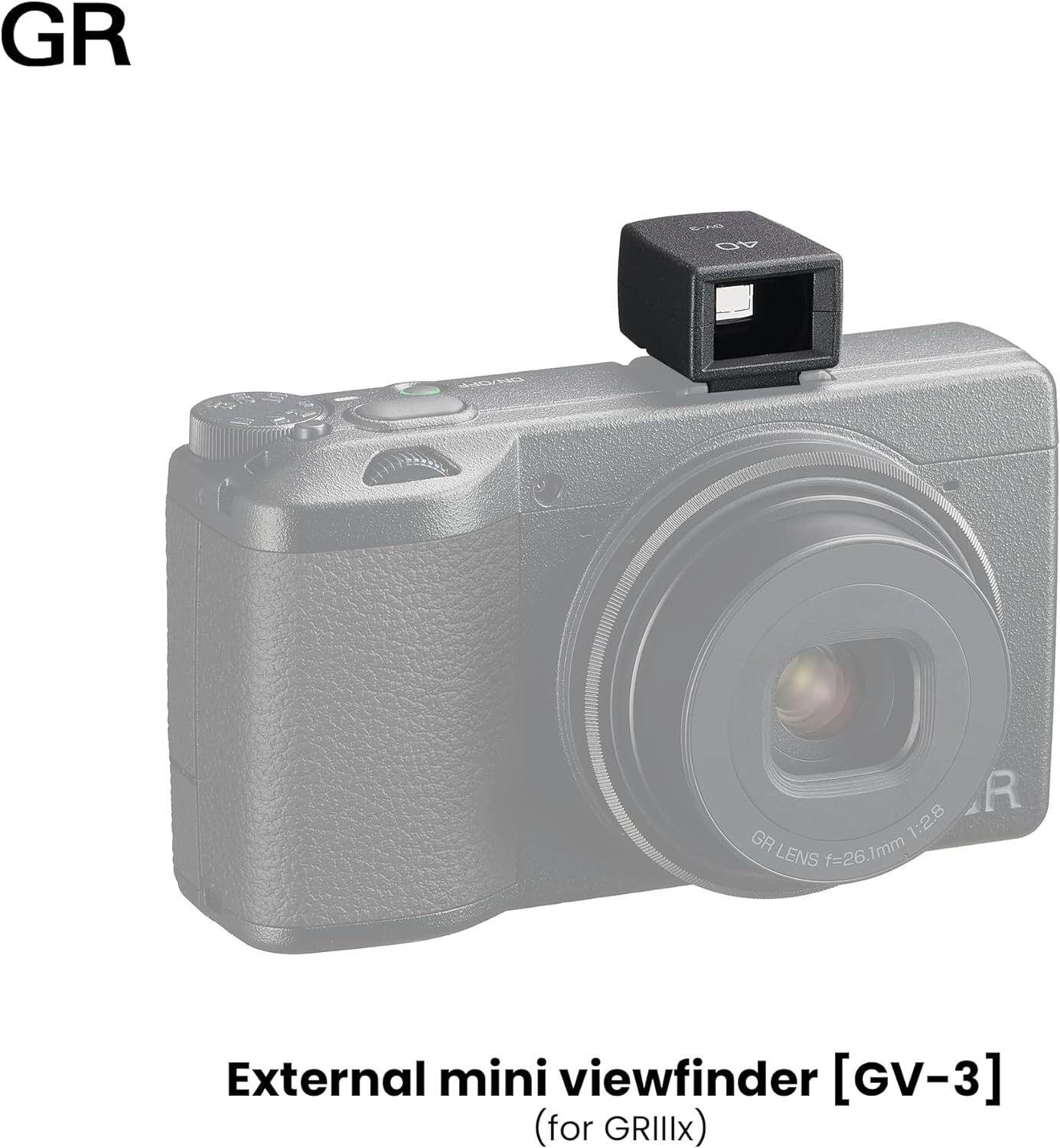 Ricoh 37828 External Mini Finder GV-3 [Compatible models: RICOH GR IIIx] [Optica