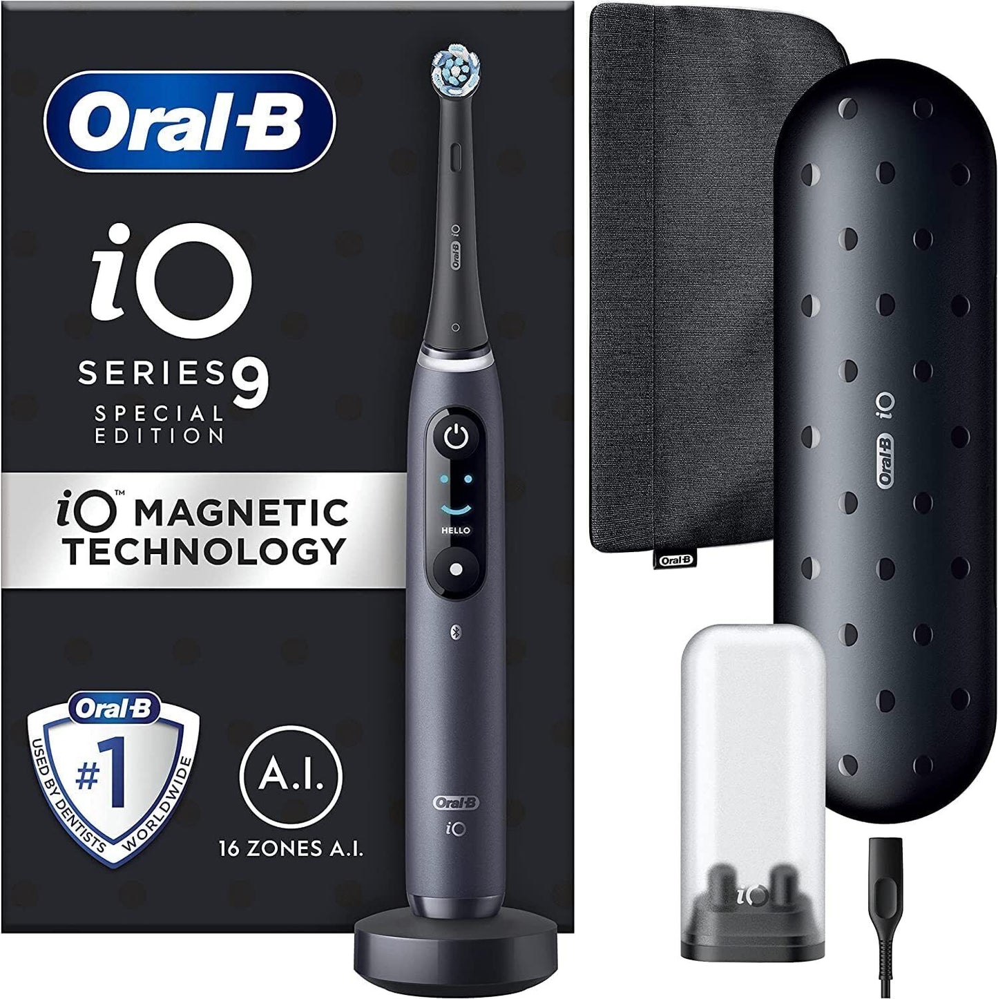 Oral-B iO9 Electric Toothbrush, Gifts For Women / Men