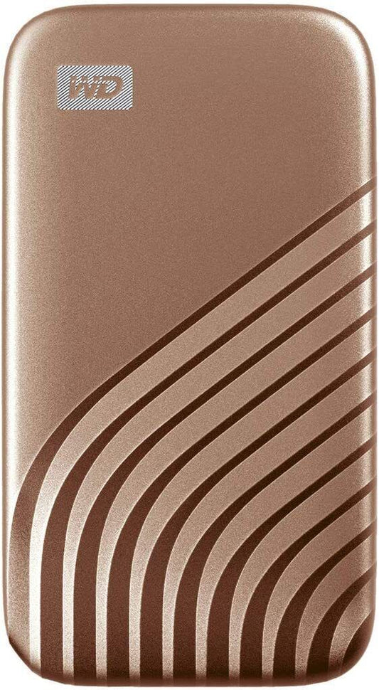WD My Passport Portable SSD 500GB with NVMe Technology, USB-C PC, PS5, Xbox X, X