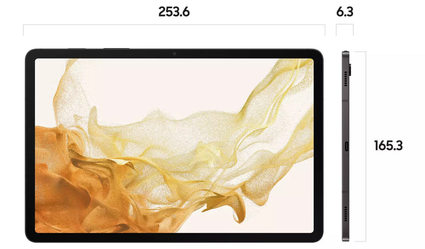 Samsung Galaxy Tab S8 11in 128GB Wi-Fi Tablet - Graphite