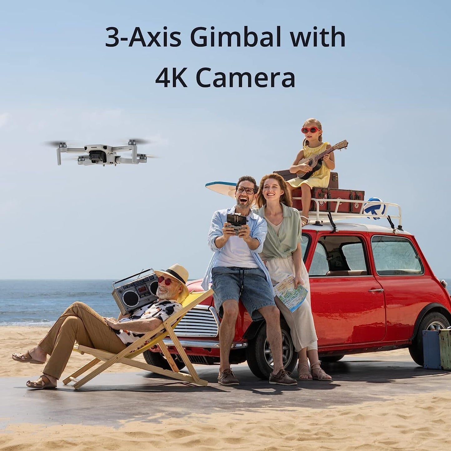 DJI Mini 2 Fly More Combo - Ultralight and Foldable Drone Quadcopter