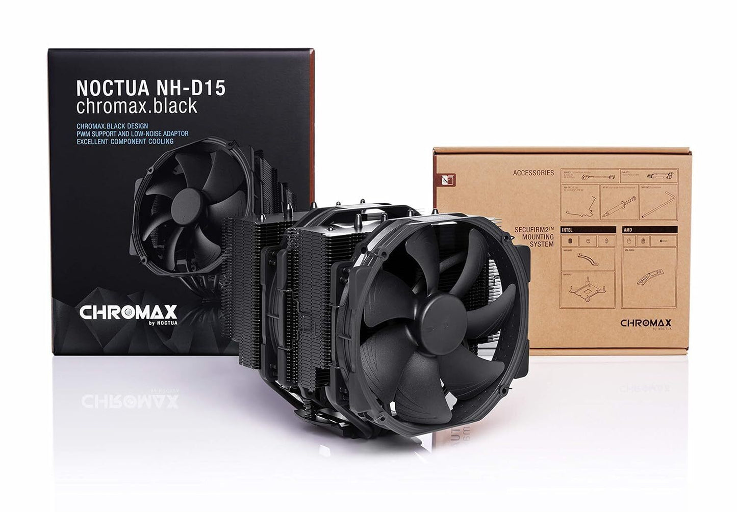 Noctua CPU Cooler NH-D15 Chromax - Black