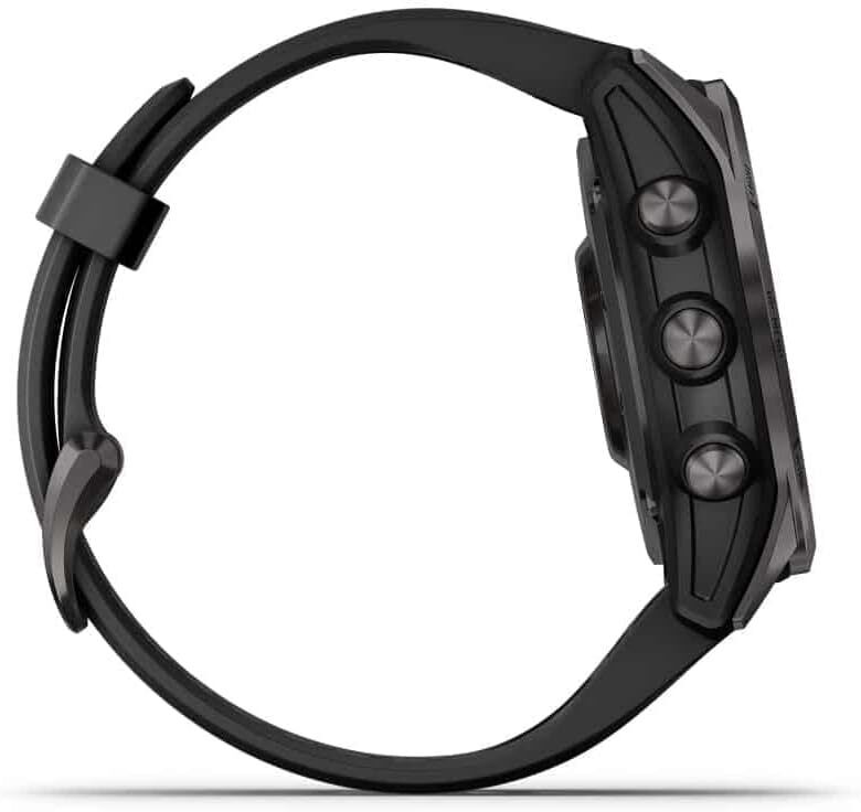 Garmin Fenix 010-02539-25 Fenix 7S Sapphire Solar, Titane Carbon/Games