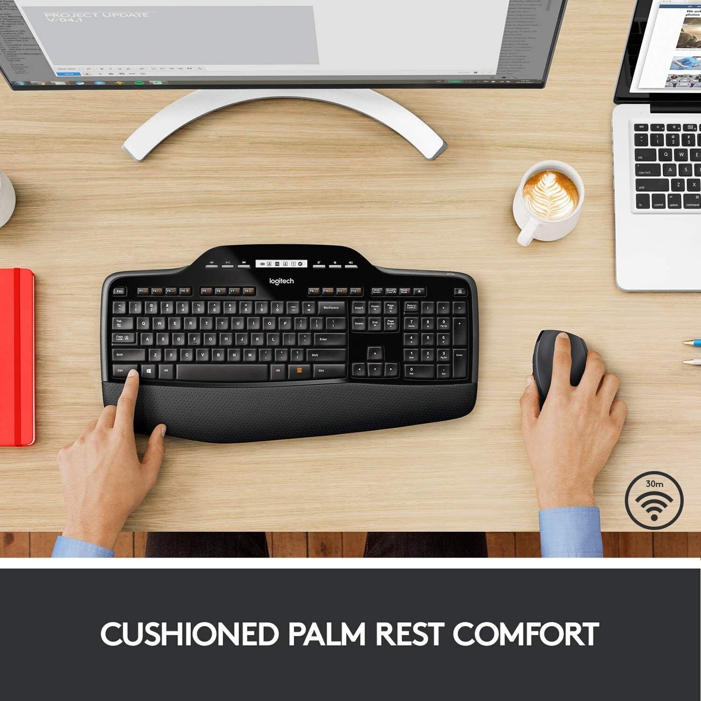 Logitech MK710 (920-002429) Keyboard and Mouse Bundle - Black
