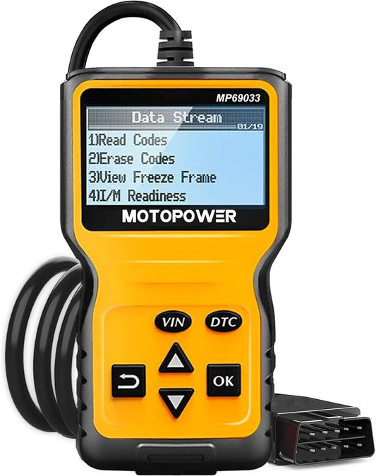 MOTOPOWER MP69033 OBD2 Scanner - Black/Yellow
