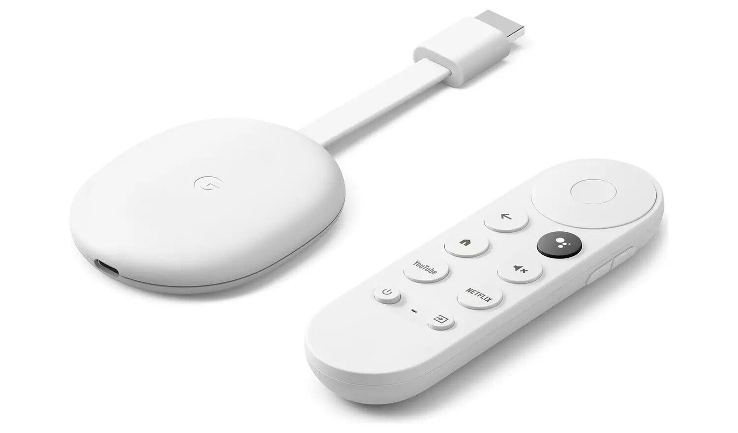 Google Chromecast with Google TV 4K and Voice Remote