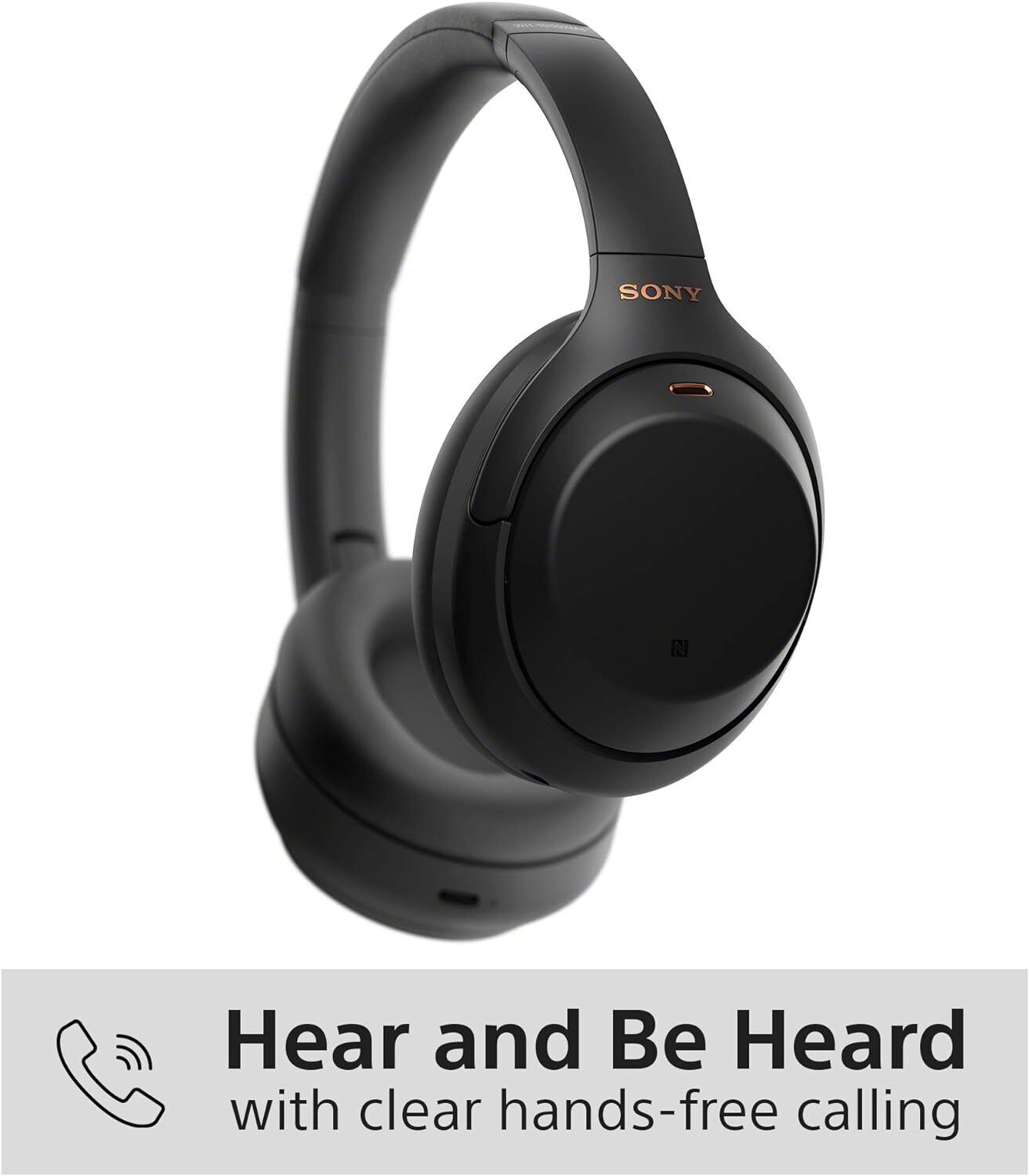 Sony WH-1000XM4 Wireless Over the Ear Headphones - Black