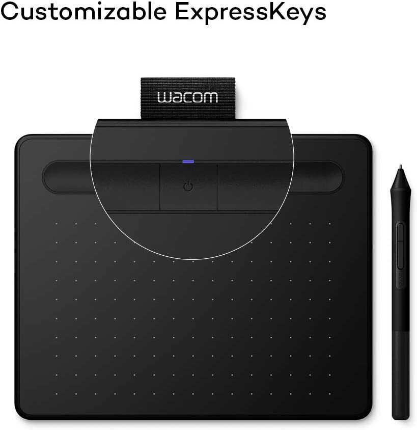 Wacom Intuos S graphic tablet 2540 lpi 152 x 95 mm USB Black CTL-4100K-S