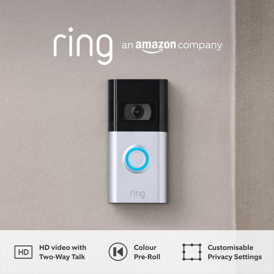 Ring Video Doorbell 4 - Satin Nickel