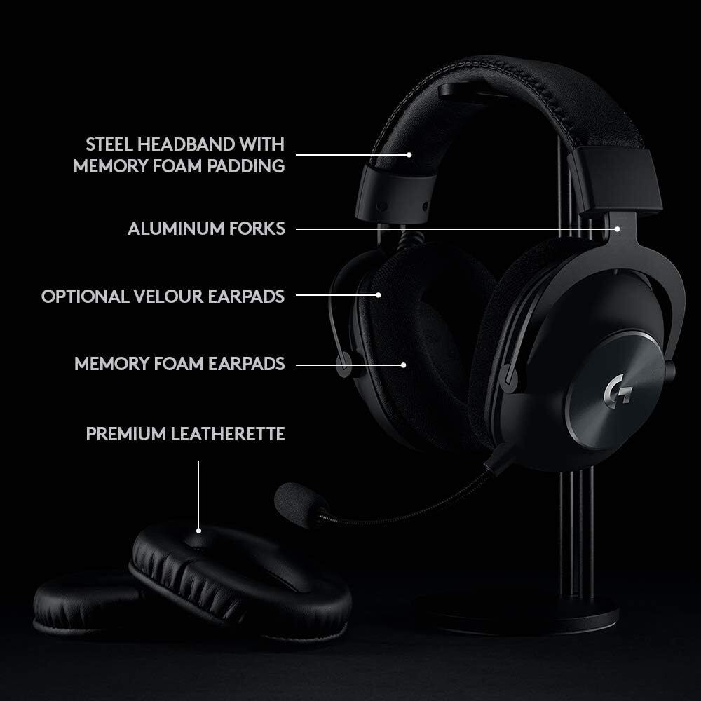 Logitech Pro X Wireless Gaming Headset - Black