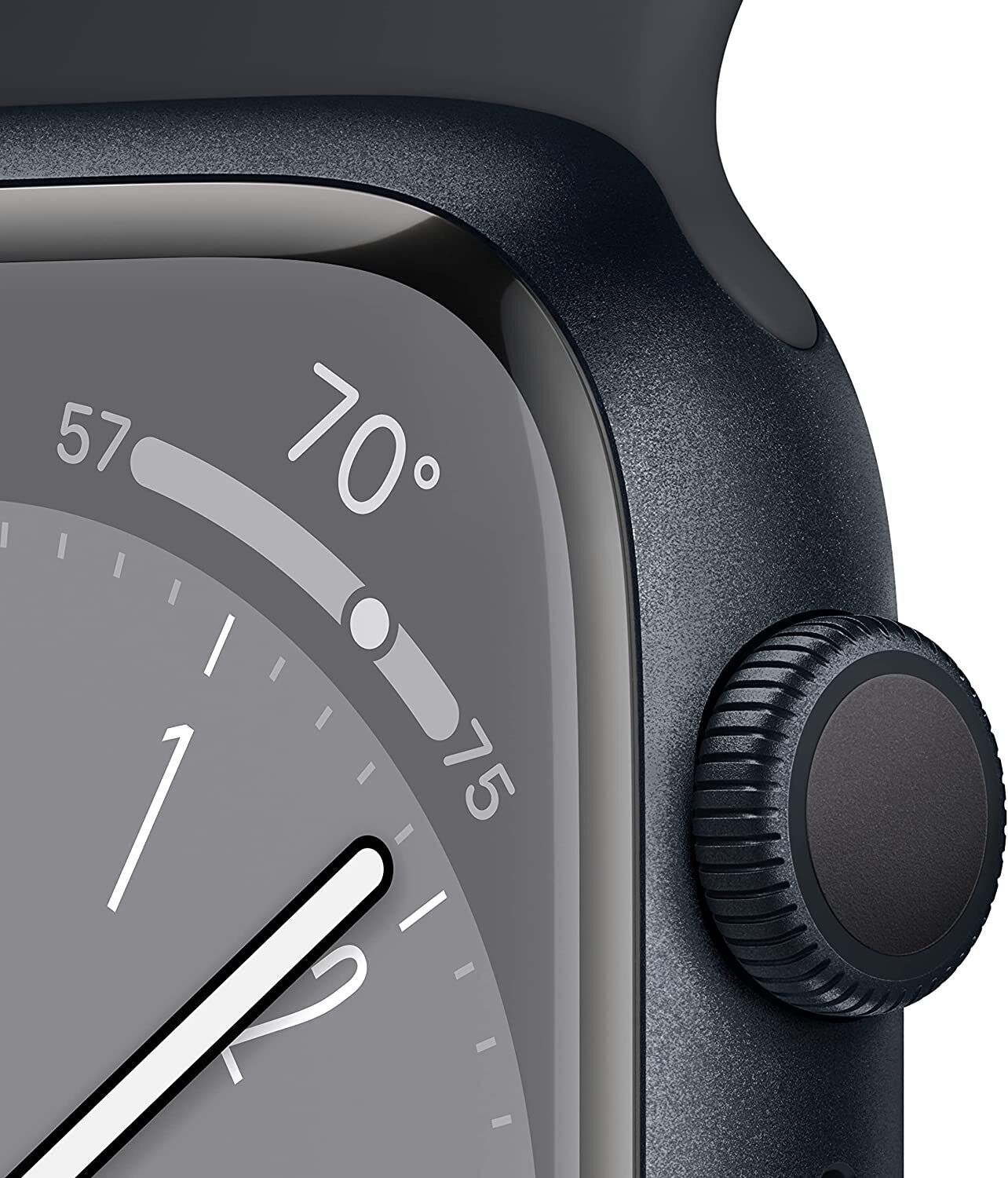 Apple Watch Series 8 41mm Midnight Aluminium Case with Sport Band, Regular (GPS)